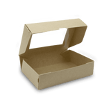 Self-assembling windowed box 1